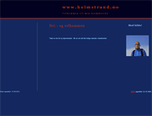 Tablet Screenshot of holmstrand.no